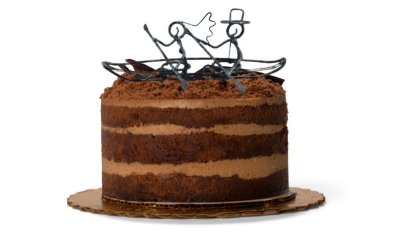 kayak cake topper